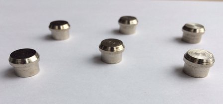 Humaan behang Commotie Mooie RVS design magneten neodymium