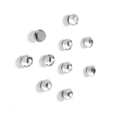 Sterke diamant magneetjes - set van 10 stuks